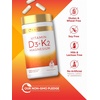 image:imageCarlyle Vitamin D3 K2  5000 IU D3 amp 100 mcg Vitamin K2 MK7  120 Capsules  with Magnesium and Zinc  Vegetarian NonGMO Gluten Free Supplement